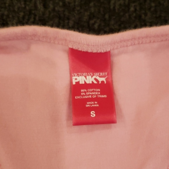 Vintage Victoria secret pink tank with shelf bra - Picture 2 of 2